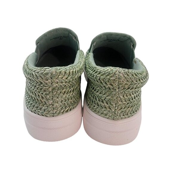 BUY ONE GET ONE FREE Soda Hike Slip-on  Fashion Sneaker  Sage Raffia - - Picture 6 of 7